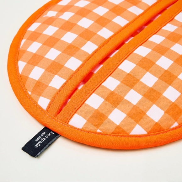 Kate Spade Squeeze the Day gingham pot holder 2-pack set - Picture 4 of 4